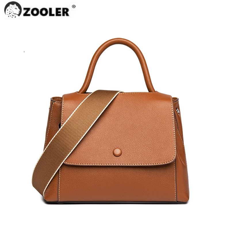 Real Limited! only Offer Ten piece ZOOLER Genuine Leather Women Bags Trendy Ladies Shoulder Bag Luxury Designer Winter New