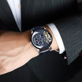 Reward Men&#39;s Watch Business Quartz Wrist Watch for Men Genuine Leather Sport Waterproof Wristwatch Timepieces Relogio Masculino