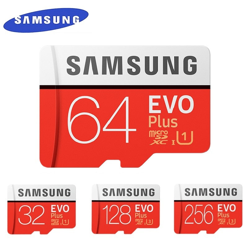SAMSUNG EVO+  Micro SD 32G SDHC 80mb/s Grade Class10 Memory Card C10 UHS-I TF/SD Cards Trans Flash SDXC 64GB 128GB for shipping