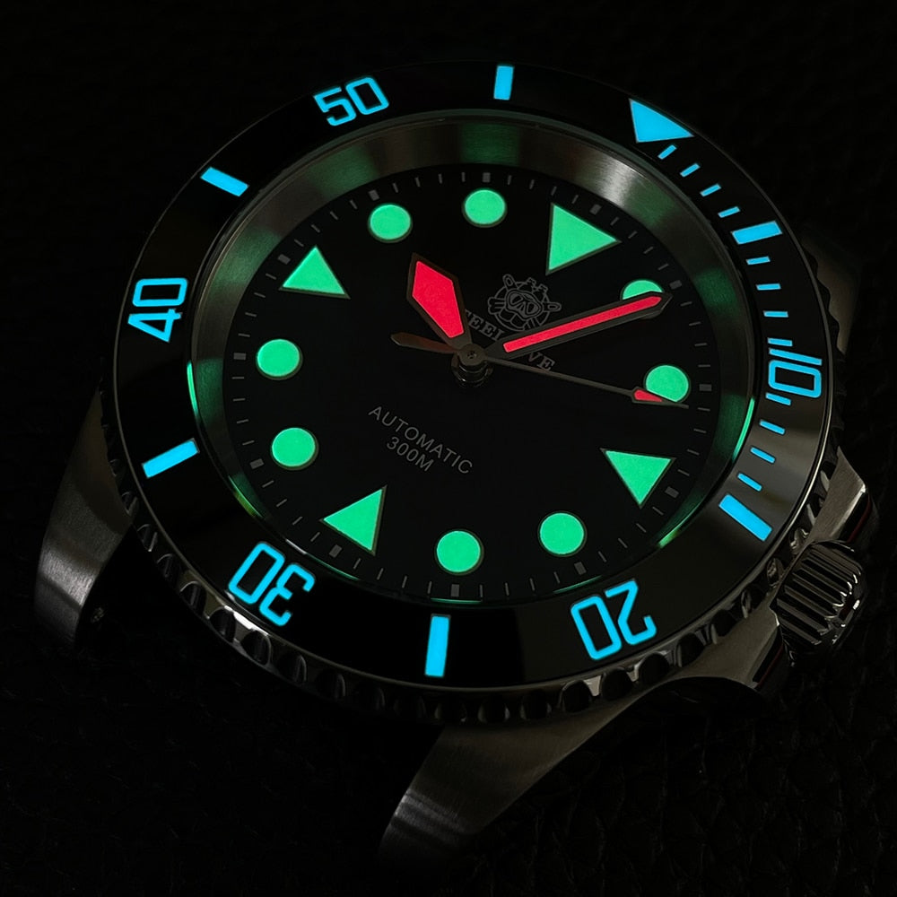 SD1955 New Designer men's mechanical watch 41mm Steel Water Ghost NH35 Watch Sapphire Glass luxury Man Dive Watches