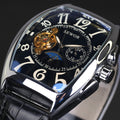 SEWOR Top Luxury Brand Rectangular Tourbillon Men Watches Automatic Mechanical watch Fashion Vintage Clock relogio masculino