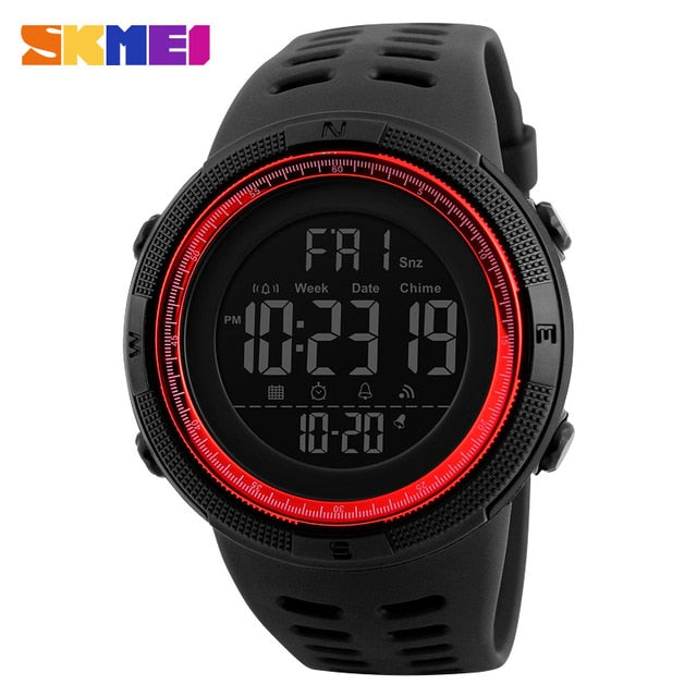 SKMEI 2021 Fashion Outdoor Sport Watch Men Wristwatch Clock Multifunction Alarm Chrono 5Bar Waterproof Digit Watch Reloj Hombre