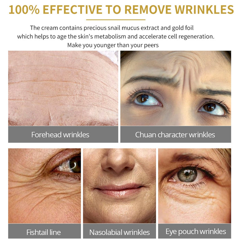 SOMILD Snail Face Cream Anti Aging Wrinkle Removal Cream Moisturizing Day Cream Korean Whitening Lift Cream Facial Skin Care