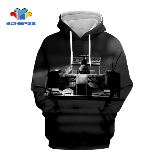 SONSPEE NEW FIA Formula 1 World Championship Hoodie  3D Print Men's and Women's F1 Sweatshirt  Sports Car Racing Pullover Hoodie