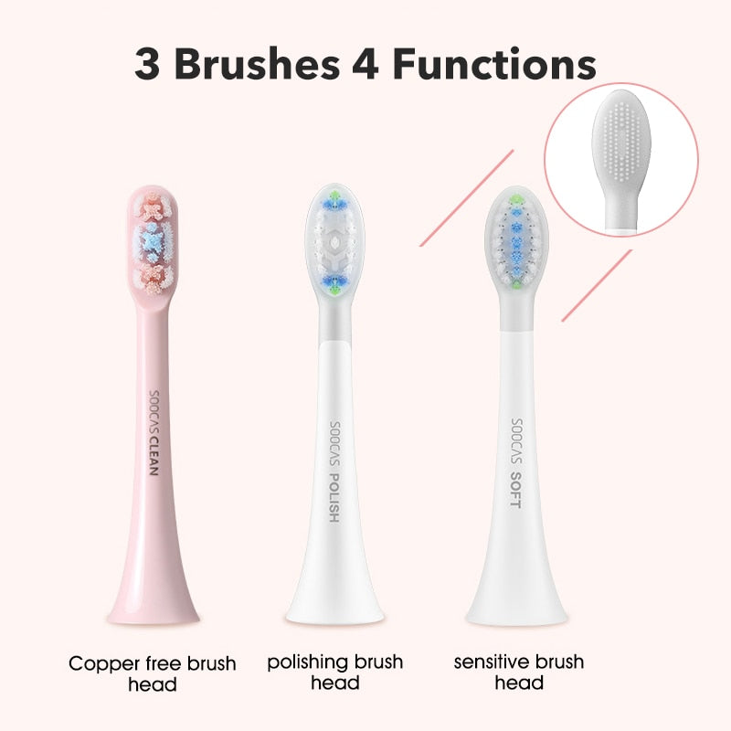 SOOCAS X3U Sonic Electric Toothbrush Ultrasonic Automatic Upgraded USB Rechargeable Fast chargeable Adult Waterproof Tooth Brush