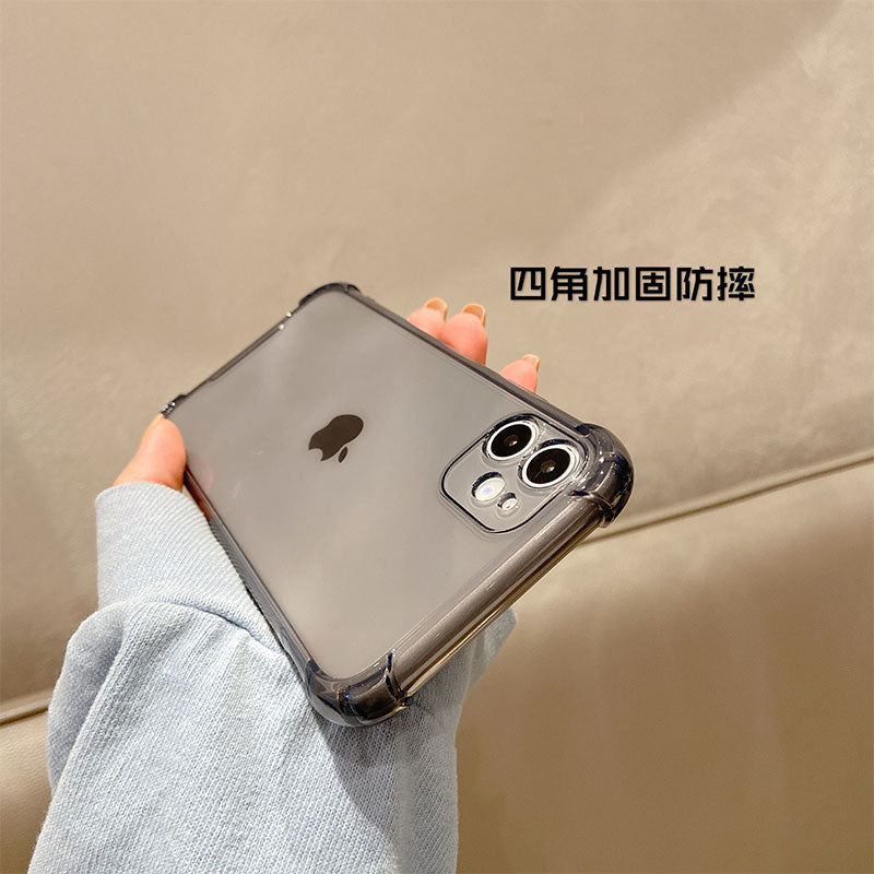 Silicone Lens Protection Phone Case On For iPhone 11 12 Pro Max 8 7 6 6s Plus Xr Xs Max X Xs 12 Color Shockproof Soft Back Cover