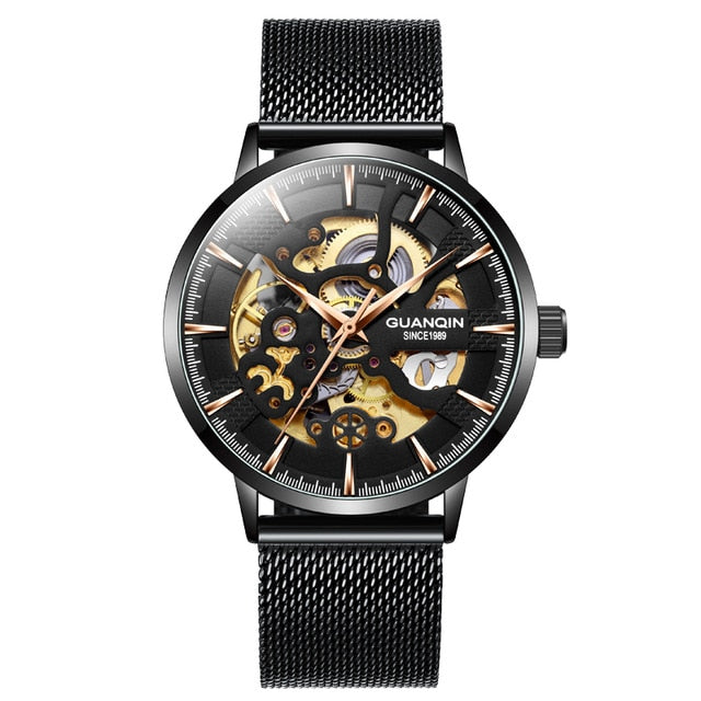 Skeleton Tourbillon Watch Sport Clock Automatic Men Luxury Watches Man Mechanical Watch Waterproof relogio masculino