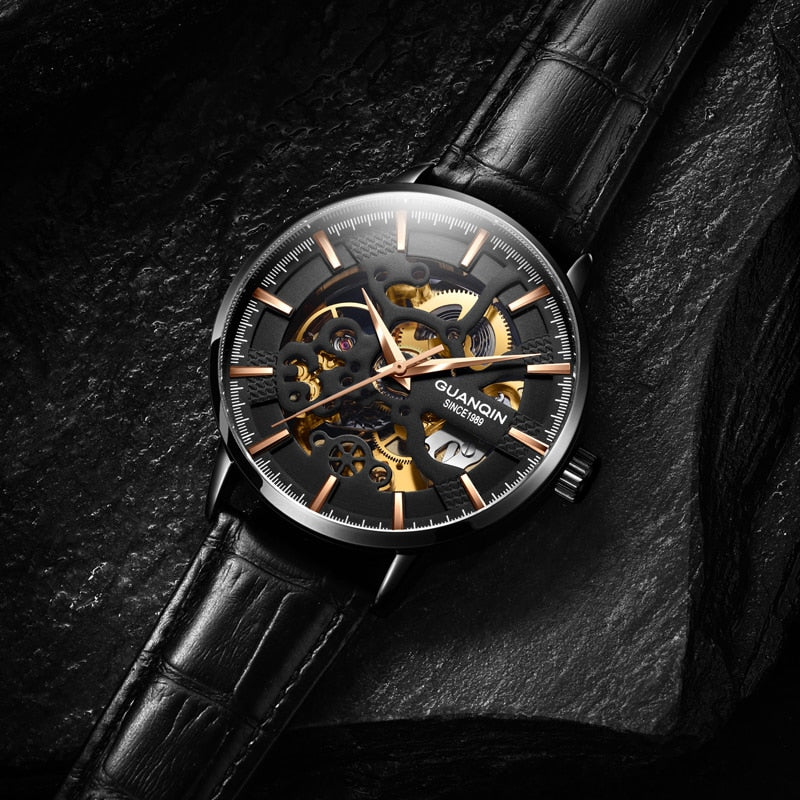 Skeleton Tourbillon Watch Sport Clock Automatic Men Luxury Watches Man Mechanical Watch Waterproof relogio masculino