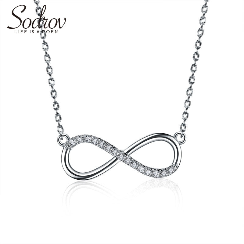 Sodrov Silver 925 Necklace Silver Necklace For Women Unlimited Necklace Lucky Silver Necklace 925 Jewelry Necklace