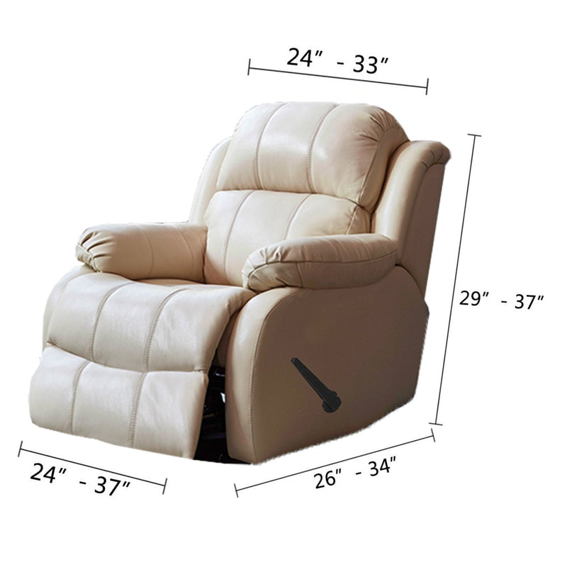 Sofa Bed Cover High Elasticity Solid Color All-Inclusive Rocker Cover Thick Fabric Sofa Cover  Recliner Cover