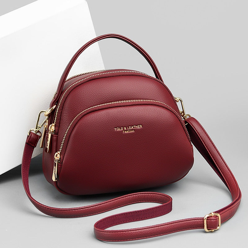 Soft Leather Luxury Handbags Women Bags Designer Handbags High Quality Shoulder Messenger Bag Ladies HandBag Shoulder Purse