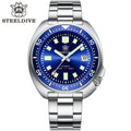 Steeldive 200M Waterproof automatic watch men 44MM Stainless Steel NH35 Automatic Mechanical Men&#39;s watch 1970 Abalone Dive Watch