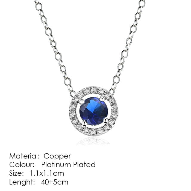 Top Quality Fashion Crown Pendant Necklace for Women Retro Vintage Classic Rose Gold Color Cubic Zircon Stone Jewelry N390