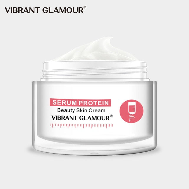 VIBRANT GLAMOUR Face Cream Anti-Wrinkle Collagen Snail Serum Protein Anti-Aging Repair Cream Whitening Moisturizing Skin Care
