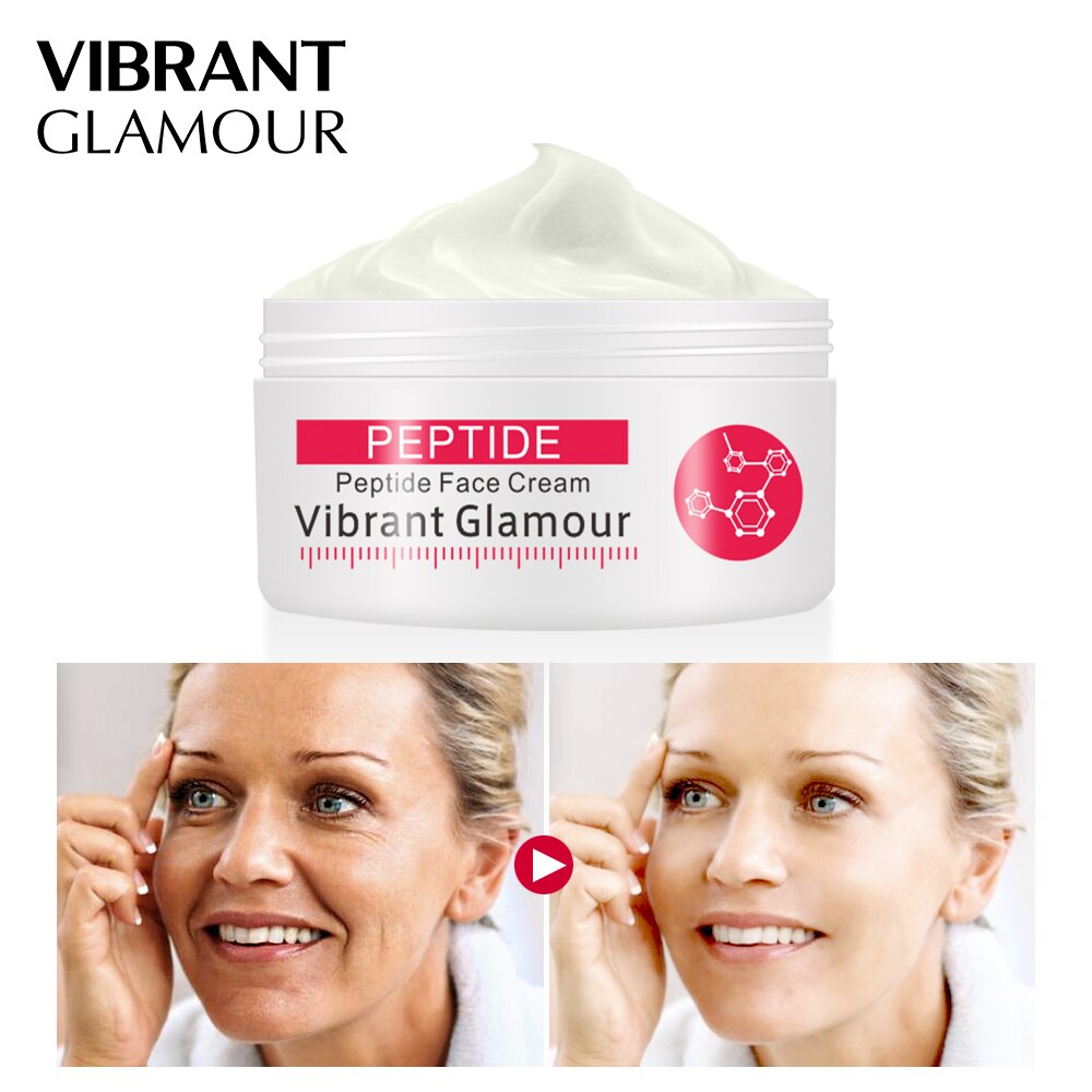 VIBRANT GLAMOUR Face Cream Anti-Wrinkle Collagen Snail Serum Protein Anti-Aging Repair Cream Whitening Moisturizing Skin Care