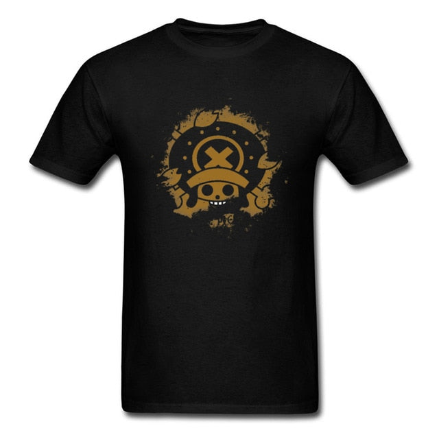 We Are Pirate T-shirt Ace Men Tshirt Deer Chopper Print T Shirt Ace Skull Letter Tee One Piece Luffy Captain Tops Custom Shop