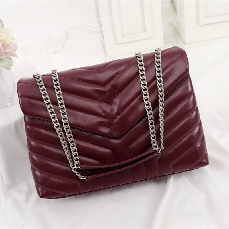 Women's Luxury Designer Brand Handbag Shoulder Bags Real Leather Large Capacity Crossbody Classic Feminina Purse Message Bag