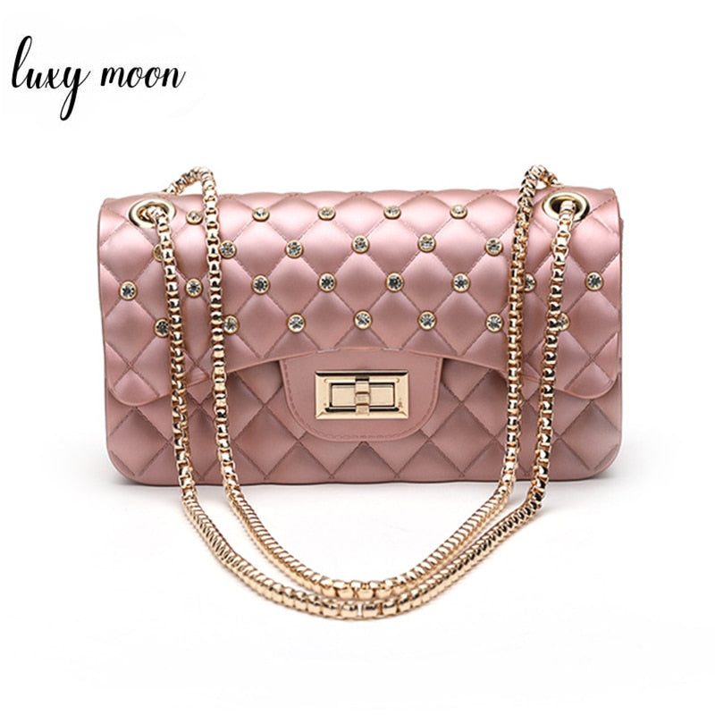 Women’s Luxury Leather Shoulder Bag Solid Color Square Flap Bags Luxury Handbag Designer Sac A Main Chain Messenger Bag ZD1759