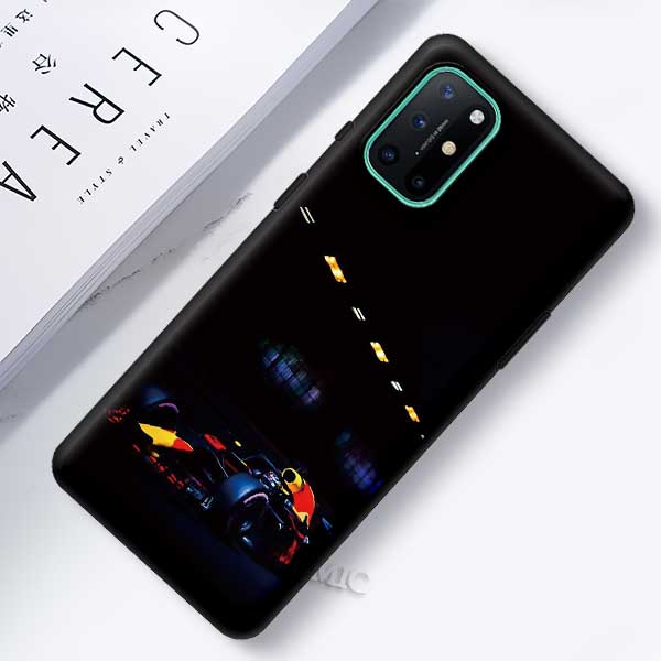 Yomic For OnePlus 8 Nord N10 N100 8T 7 7T Pro 5G Z Cases For Formula 1 Black Soft Coque for 1+ 8Pro 7Pro Silicone Phone Cover