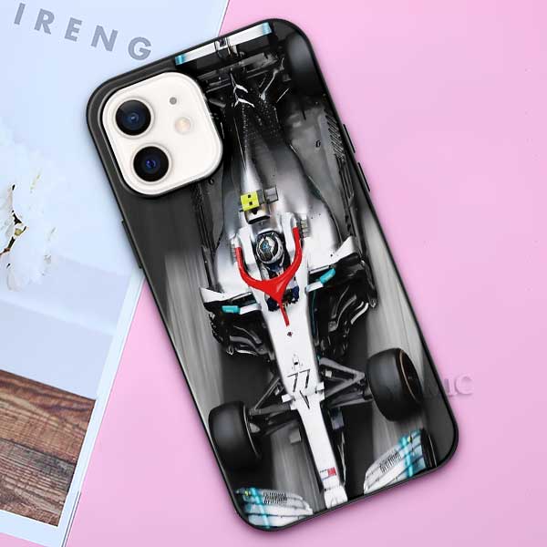 Yomic For iPhone 12 Mini 11 Pro XR XS MAX Black Soft Phone Cases for iPhone X 7 8 6 6S Plus Cover For Formula 1 Silicone Shell