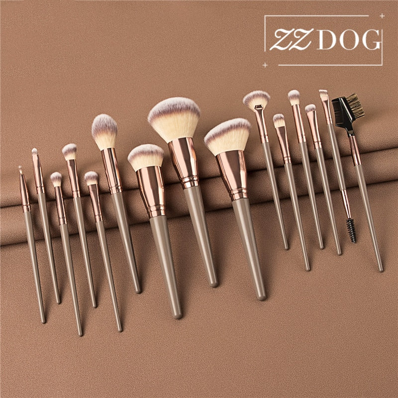 ZZDOG Single Professional Makeup Brushes Fluffy Soft Powder Eye Shadow Eyelash Blush Highlight Cosmetic Compensator Tools New