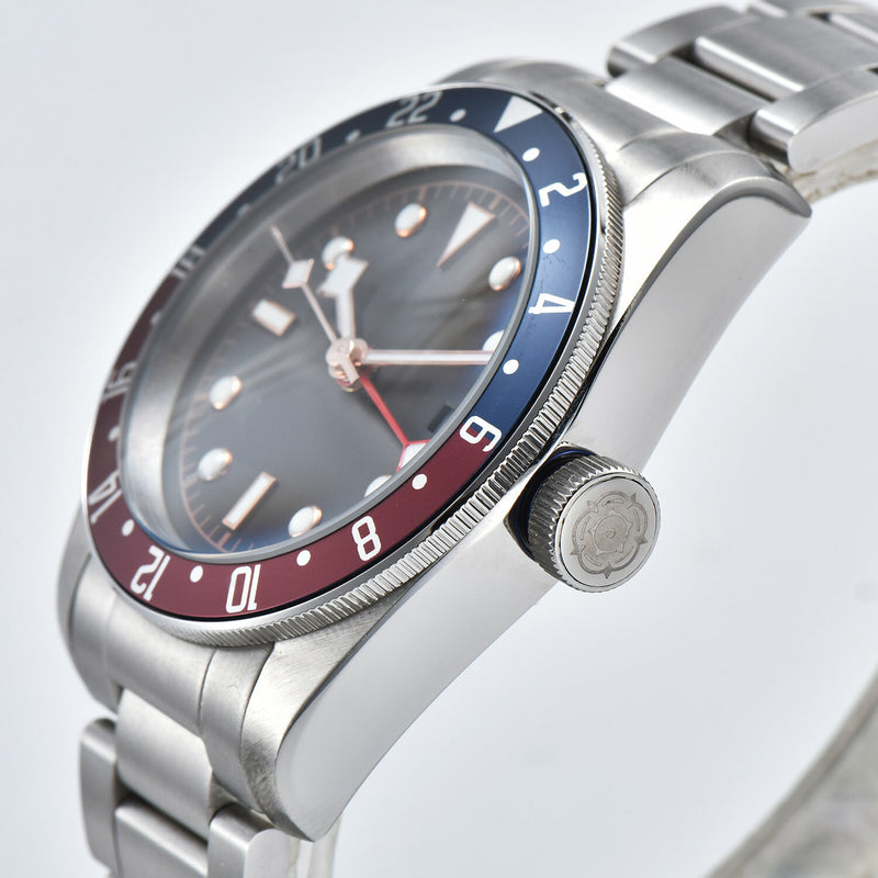 Men's Mechanical Self-winding Black Bay GMT Watch Red, Blue / Suit, Popular Brand / Fashion B52