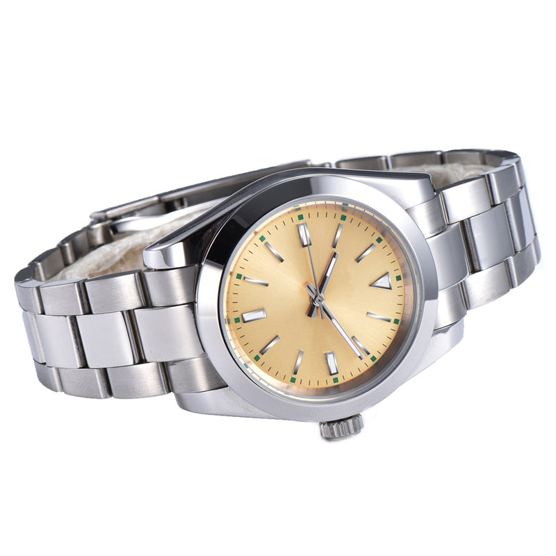 PARNIS Men's self-winding watch / high quality movement / oyster gold / popular luxury brands / waterproof