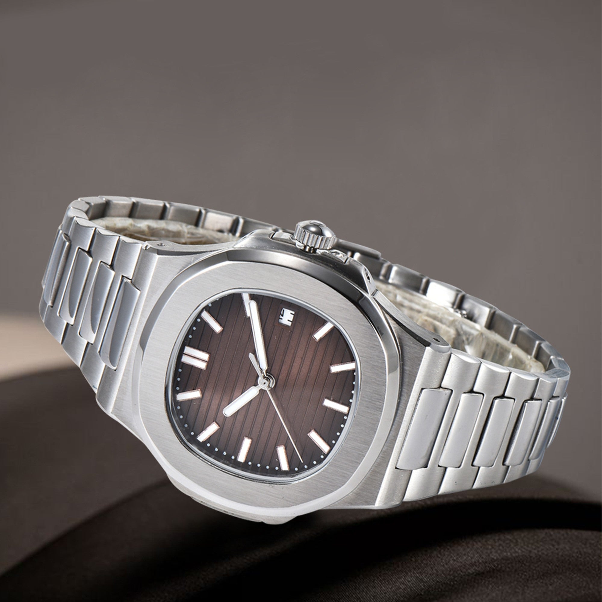 Nautilus Mechanical Men's Automatic: Stainless Steel Watches / Navy / Suits, Luxury Popular Brands / Fashion PP89