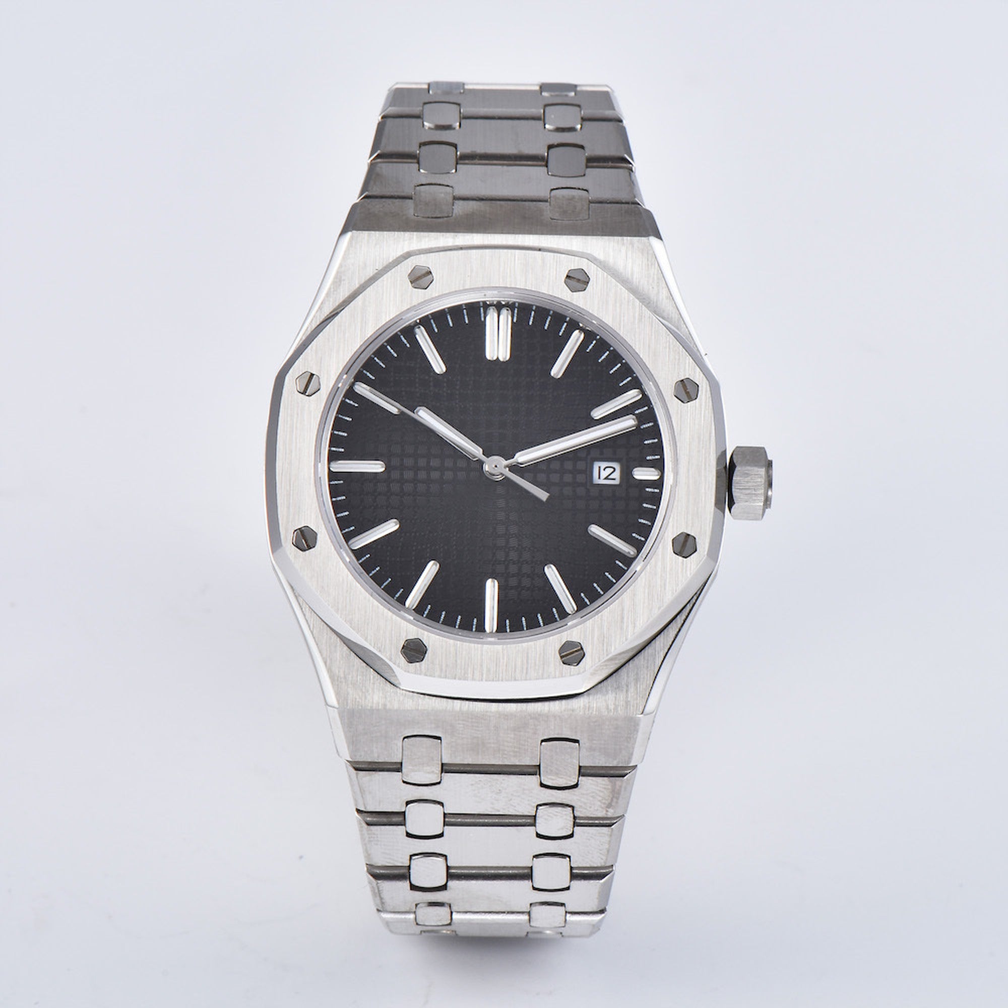 Mechanical Men's Automatic: Stainless Steel Watch Black / Silver / Suit, Popular Luxury Brand / Fashion AP75