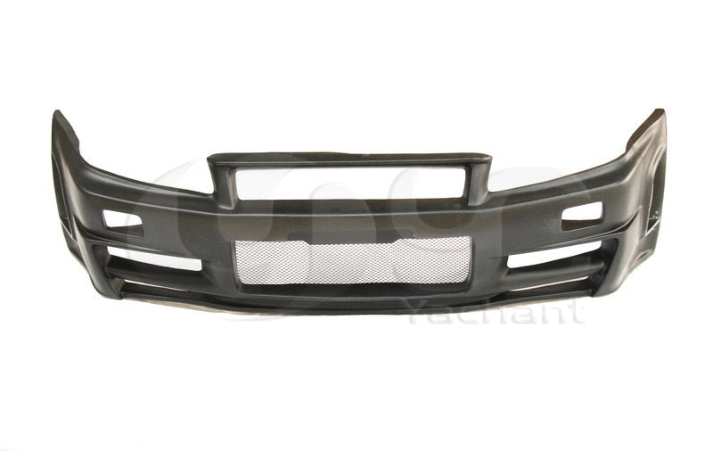 Car-Styling FRP Fiber Glass Front Bumper Front Bar Kit Fit For 1999-2002 Skyline R34 GTR NI ZT Style Front Bumper