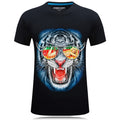 one piece T-Shirt Men Wolf 3D Printed Cotton Funny T shirts Unisex tee shirt homme Brand Clothing summer top camisetas hombre