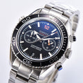 oumashi men's watch automatic  chronograph function quartz watch luminous waterproof SUB diving watch