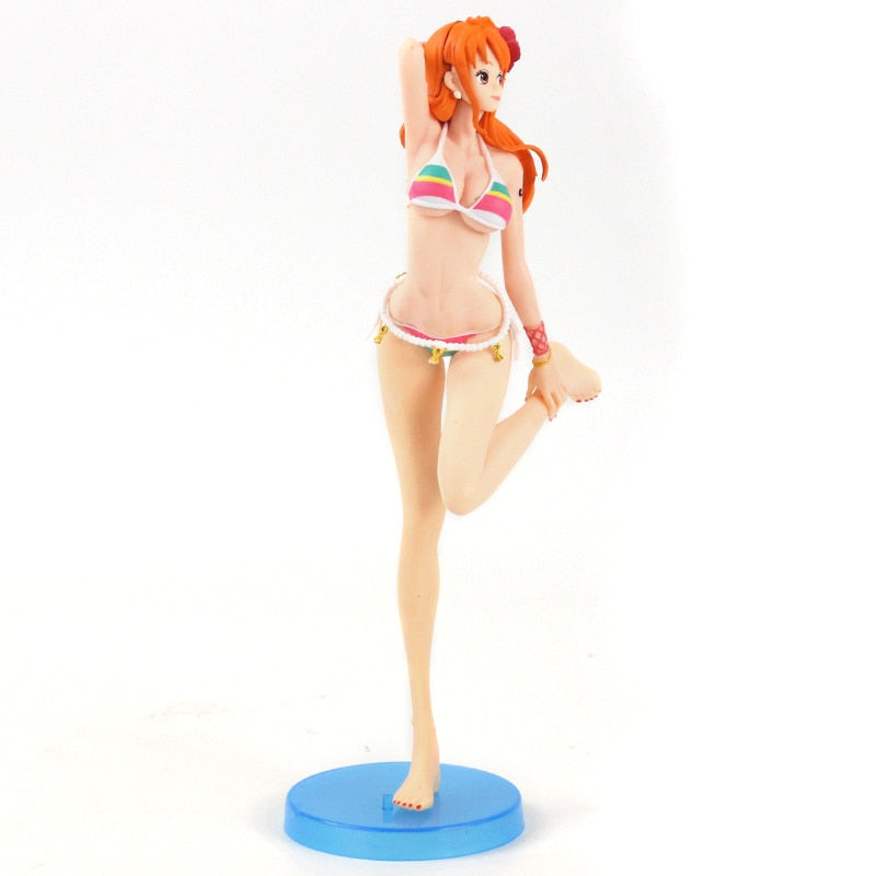 25-29cm One Piece Charlotte Katakuri Nami Monkey D Luffy Portgas D Ace PVC Figure Collectible Model Toys
