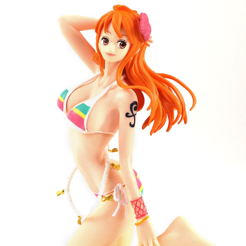 25-29cm One Piece Charlotte Katakuri Nami Monkey D Luffy Portgas D Ace PVC Figure Collectible Model Toys