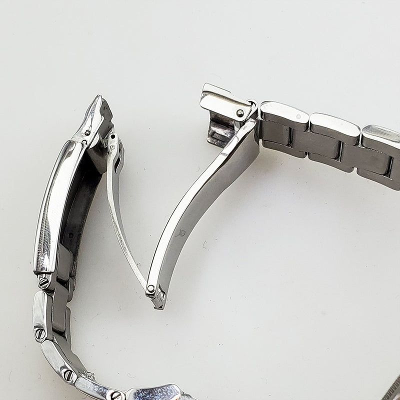 Chronograph quartz watch fashion 39mm sapphire glass silver case 316L stainless steel bracelet A2