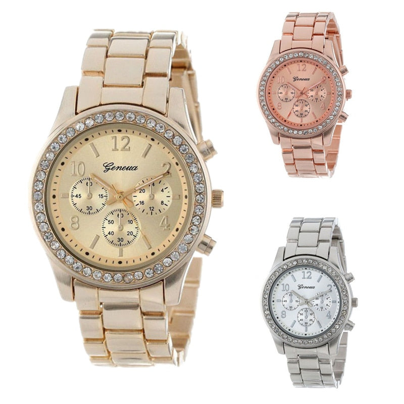 Reloj mujer silver watch for woman fashion rhinestone women Quartz luxury wristwatch ladies watch women watch relogio feminino