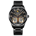AILANG Original design watch men's double flywheel automatic mechanical watch fashion casual business men's clock Original