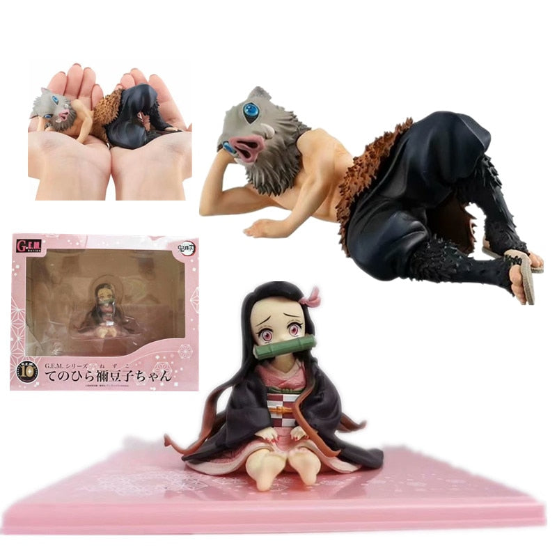 2.6inch Cute Q Version GEM Devil's Blade Homon Beans Mouth Hiroyuki Suzuka Figure Baby Doll Collection Gift Decoration Kids Gift